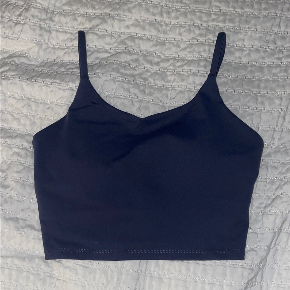 FINAL SALE❤️Amazon navy athletic cropped tank